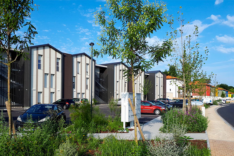 Construction de 53 logements Le Teich (33) Bulle Architectes