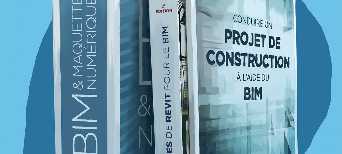 Books on the subject of BIM.